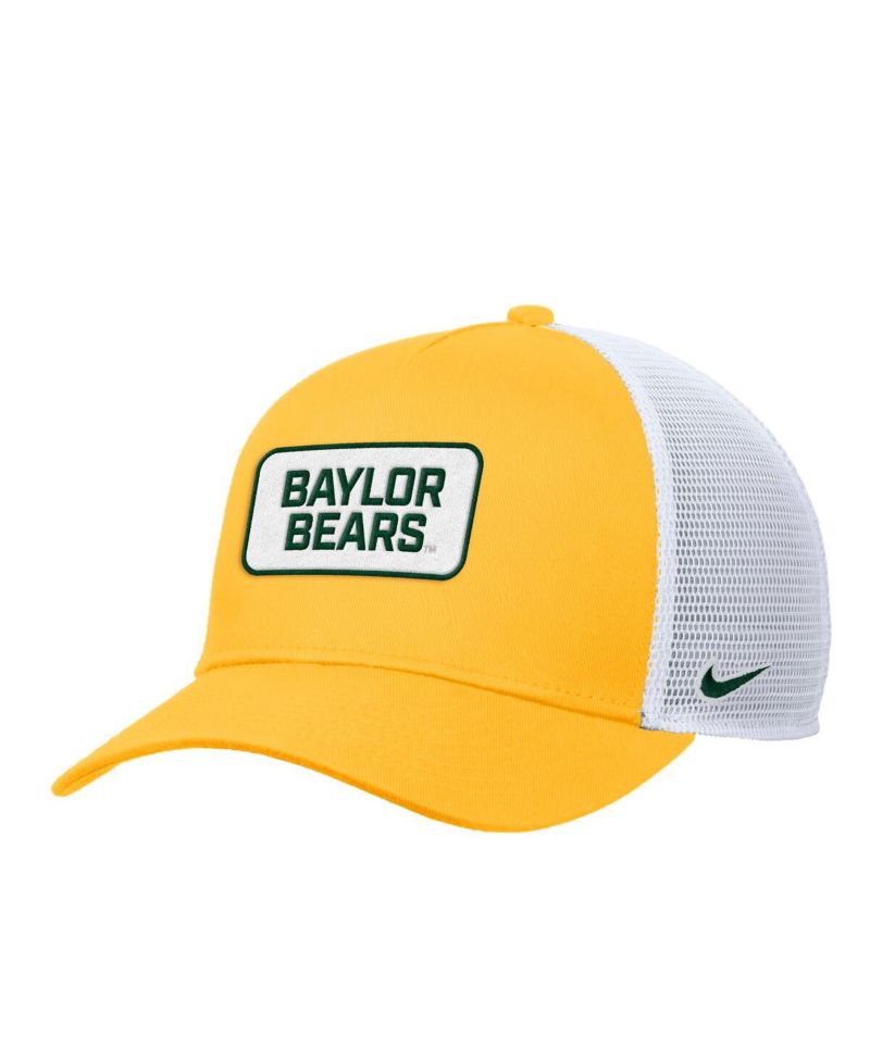 Men's Gold Baylor Bears 2025 On-Field Rise Trucker Adjustable Hat