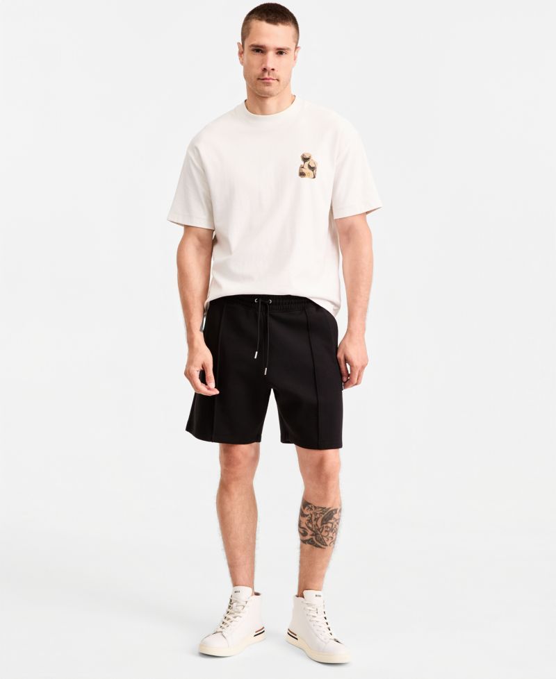 HUGO by Men's Detzi Graphic Crewneck Regular-Fit T-Shirt