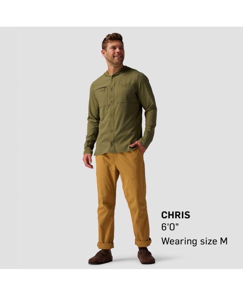Men's Hybrid Tahoe Sun Hoodie Performance Shirts Long Sleeve