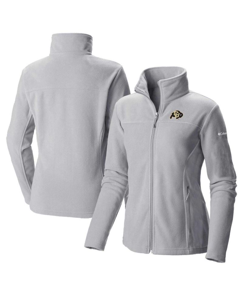 Women's Gray Colorado Buffaloes Give and Go II Full-Zip Jacket