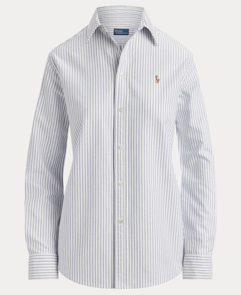 Women's Classic-Fit Striped Oxford Shirt