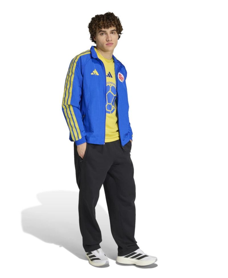 Men's Blue Colombia National Team 2026 Home Full-Zip Game Day Anthem Jacket