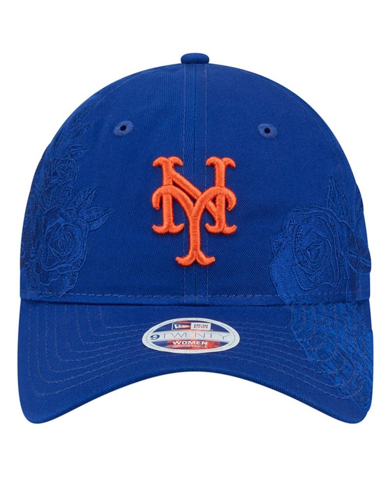 Women's Royal New York Mets Roses 9TWENTY Adjustable Hat