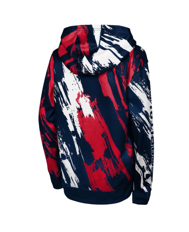 Preschool Red Washington Capitals Master Snipe Pullover Hoodie