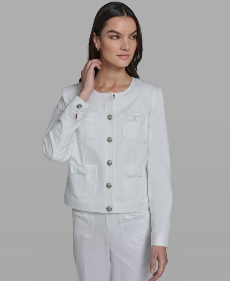 Women's Bow Pocket Jacket