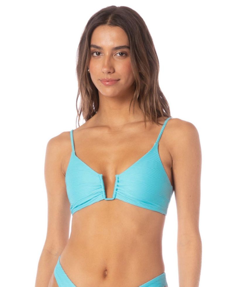 Women's Sea Blue Bia Bikini Top