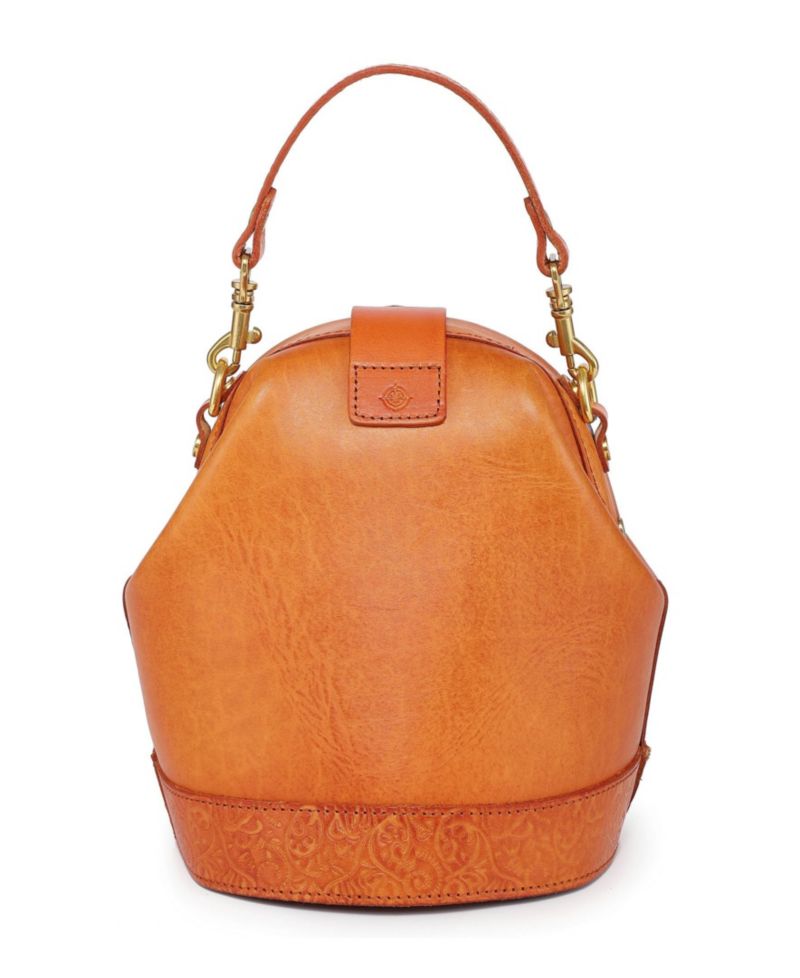 Doctor Mini Leather Bucket Crossbody Bag