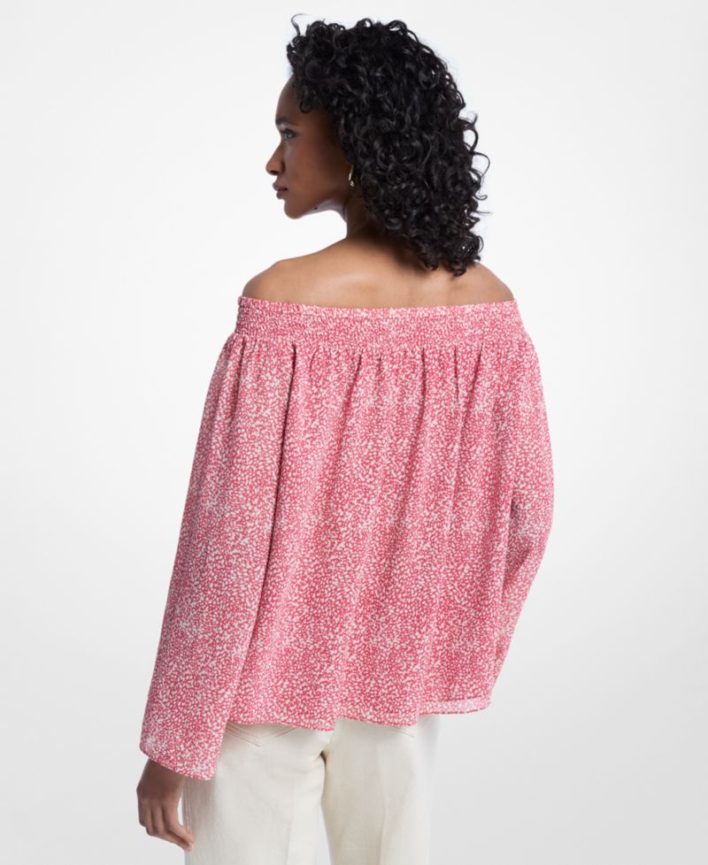 Women's Off-The-Shoulder Printed Top