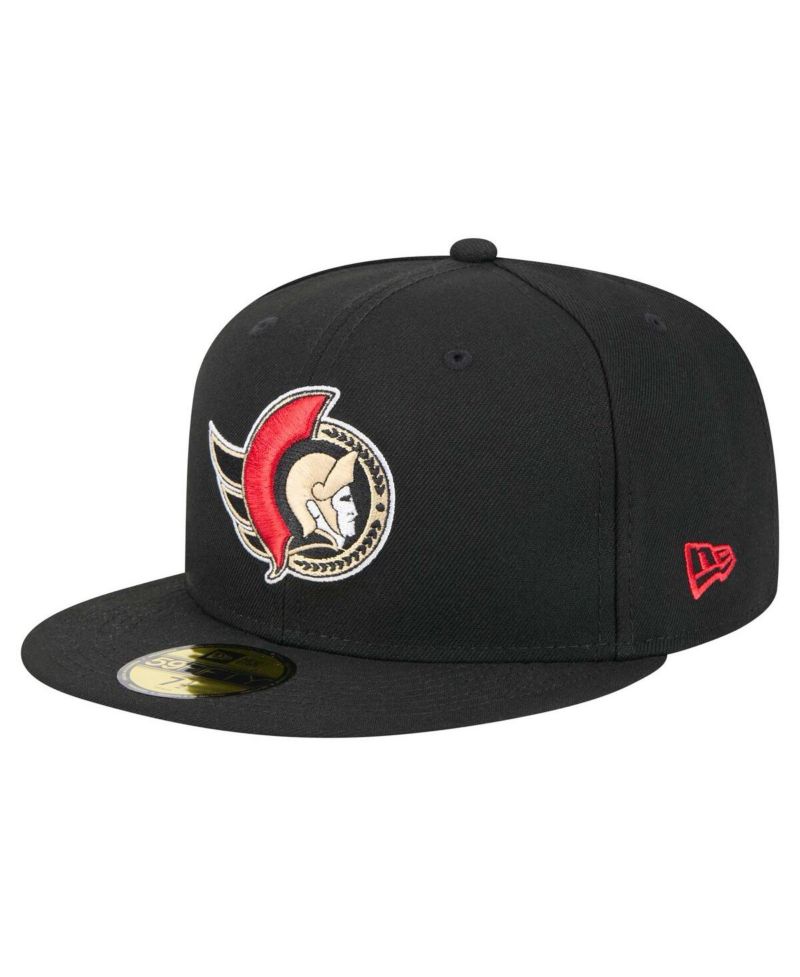 Men's Black Ottawa Senators Core 59FIFTY Fitted Hat