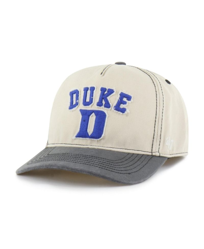 Men's and Women's '47 Tan/Black Duke Blue Devils Well-Worn Calderwood Hitch Adjustable Hat