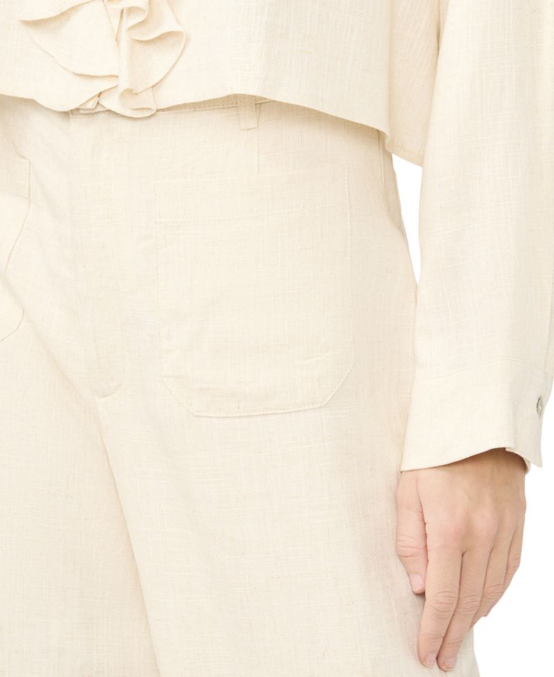 Women's Wide-Leg Ankle-Length Pants