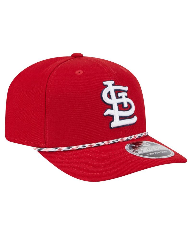 Men's Red St. Louis Cardinals Multi-Rope 9Seventy Stretch-Snap Hat