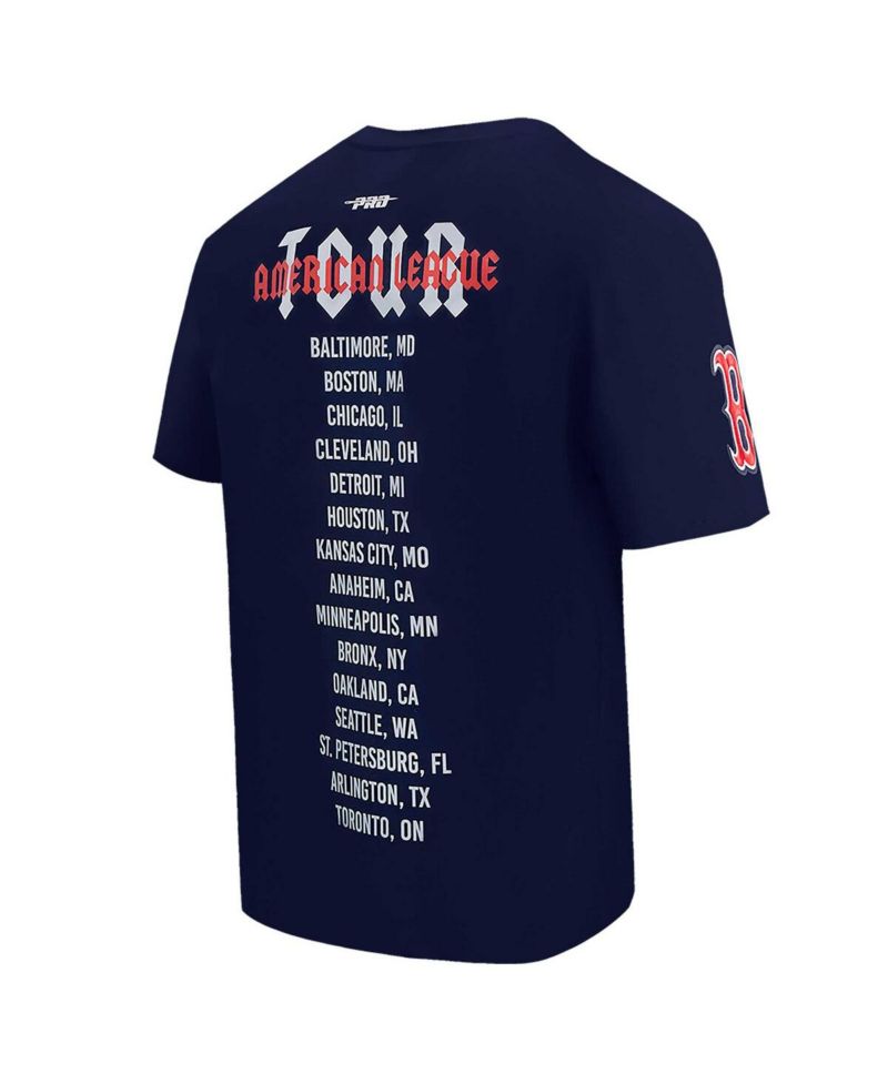 Men's Navy Boston Red Sox Oversized City Tour T-Shirt