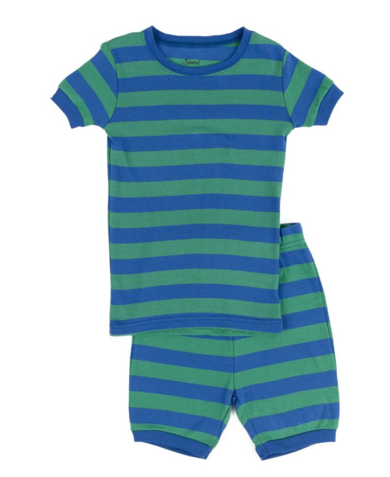 Синий & Зелёный Stripes