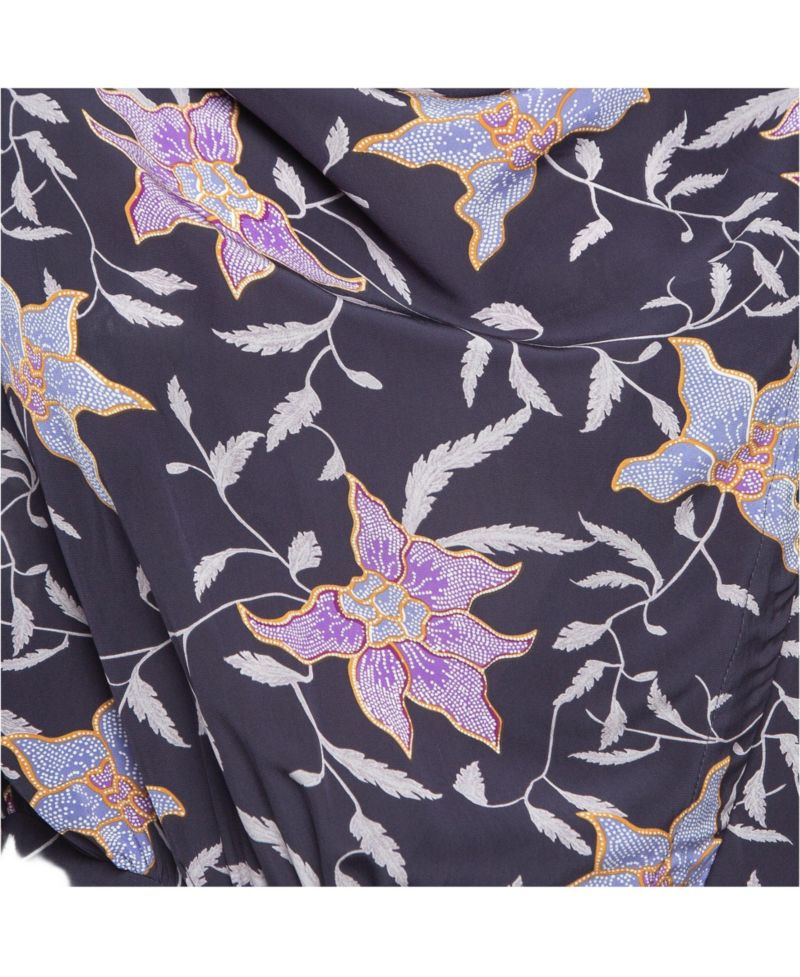 Women's Etoile Floral Print Crepe Oxel Blouse