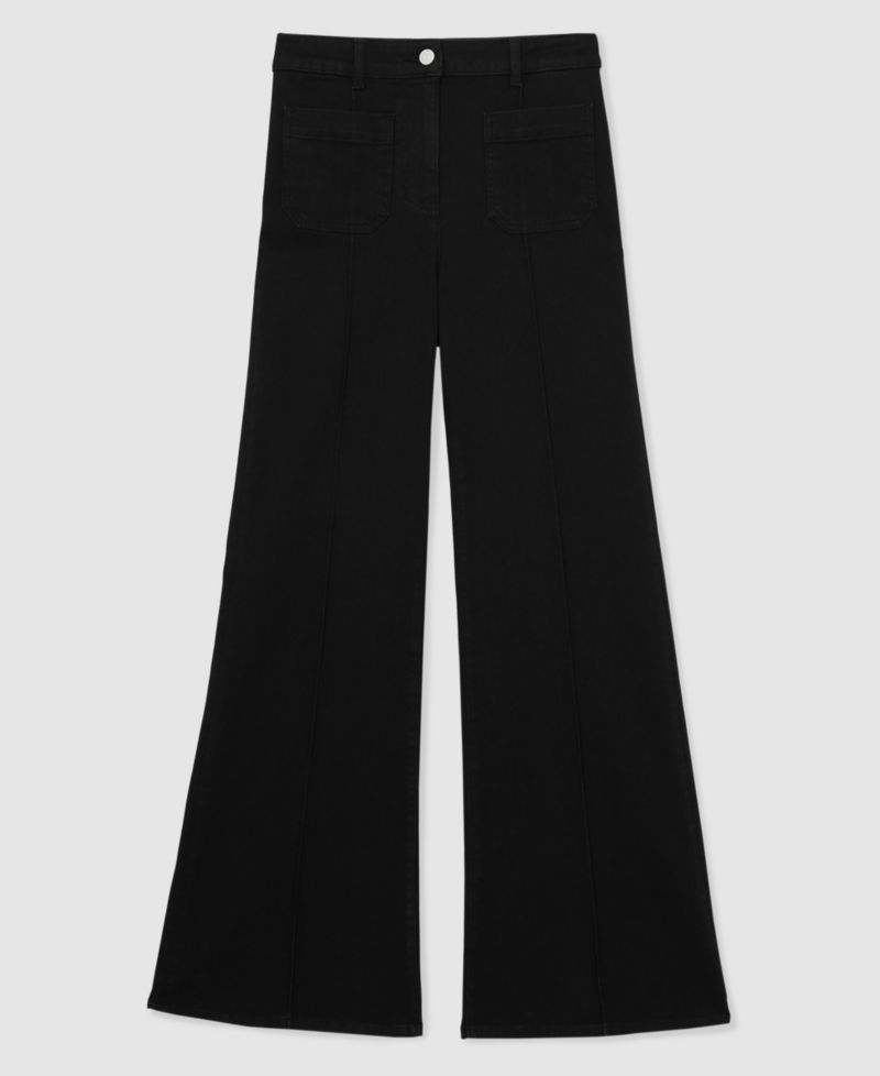 Women's Sakura Patch-Pocket Flare-Leg Jeans