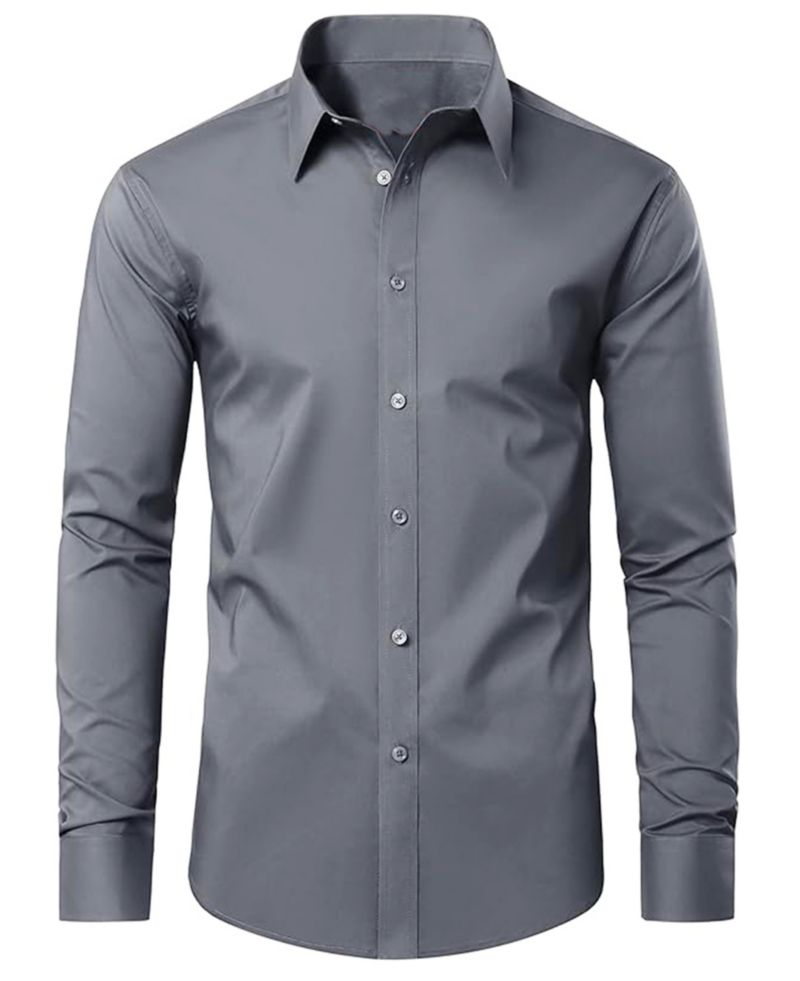 Men's Long Sleeve Classic Dress Shirt