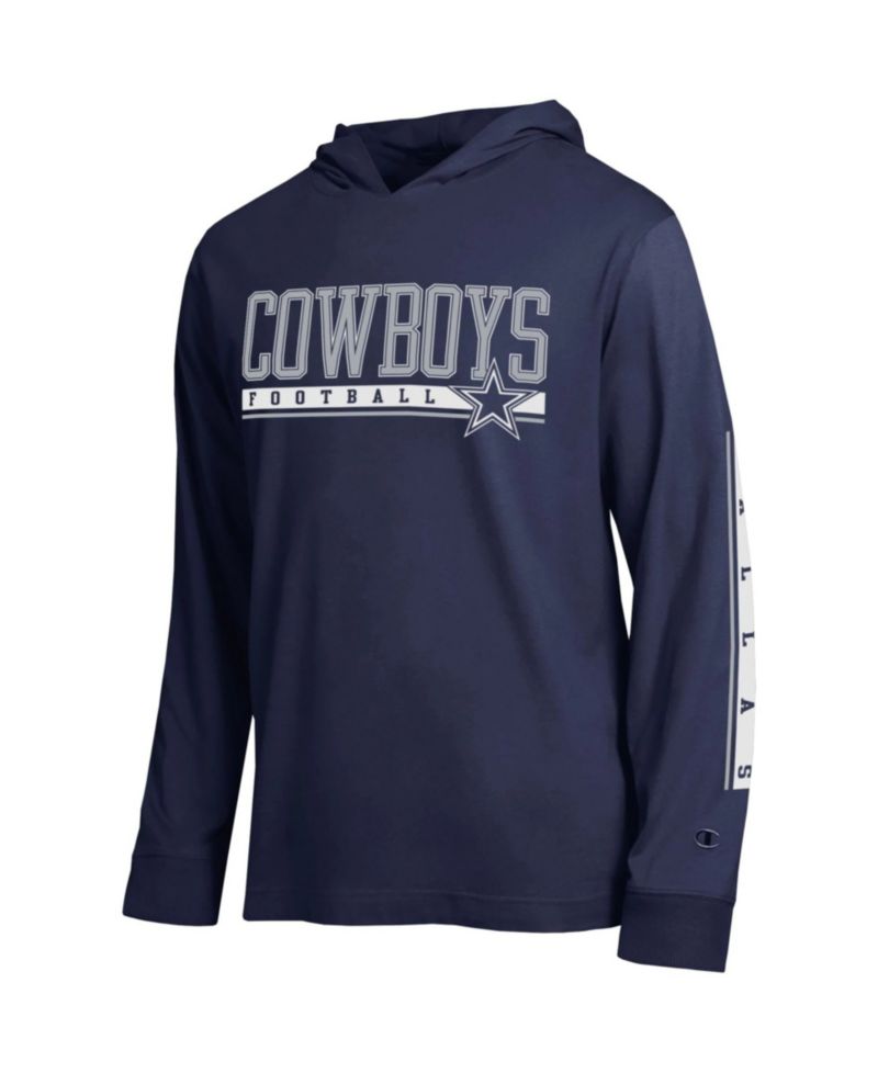 Men's Navy Dallas Cowboys All-Star Hooded T-Shirt