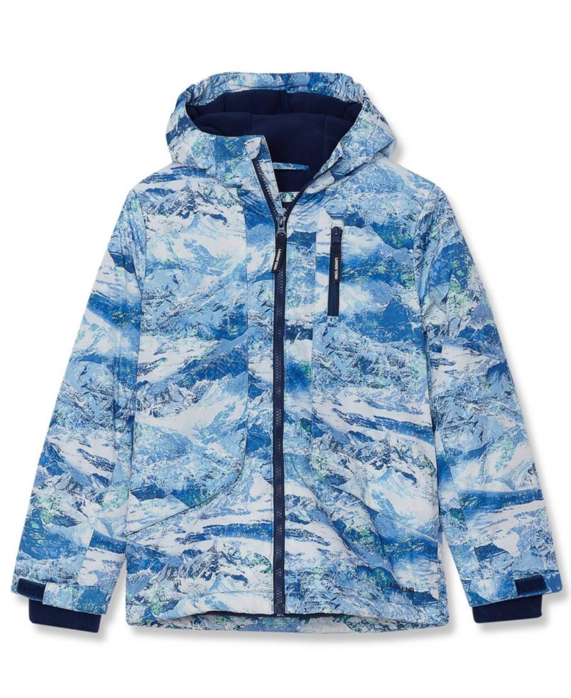 Boys' and Girls' Water-Resistant Hooded Insulated Jacket