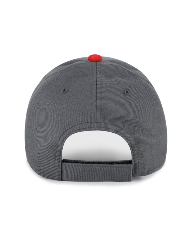 Men's Charcoal Atlanta Falcons Split Block MVP Adjustable Hat