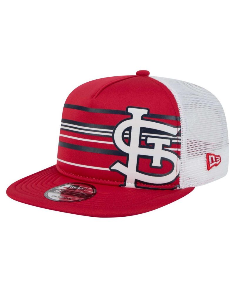 Men's Red St. Louis Cardinals 9FIFTY A-Frame Trucker Snapback Hat