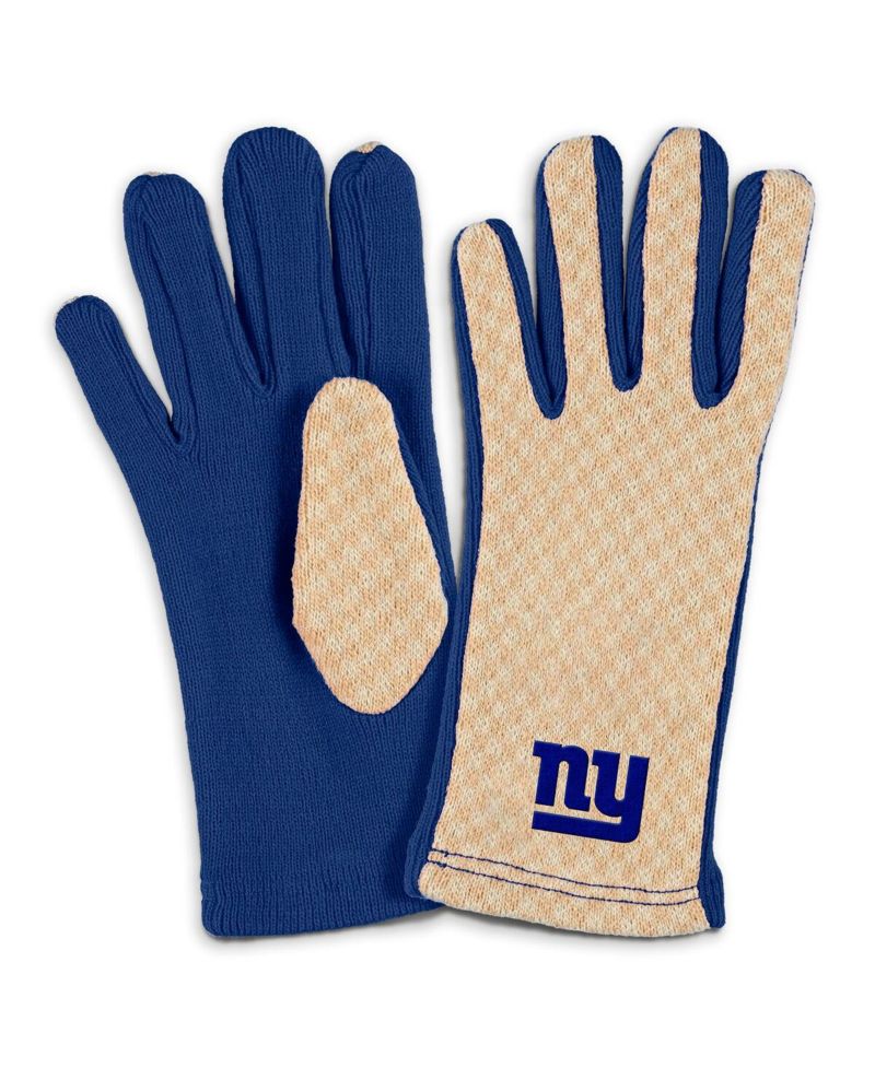 Women's New York Giants Tonal Microcheck Scarf Glove Set
