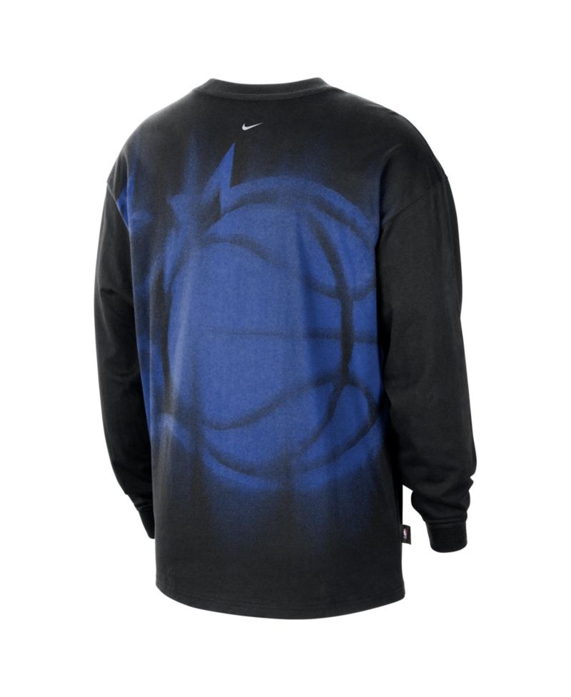 Men's Black Orlando Magic 2026 Standard Issue Pre-Game Performance Long Sleeve T-Shirt