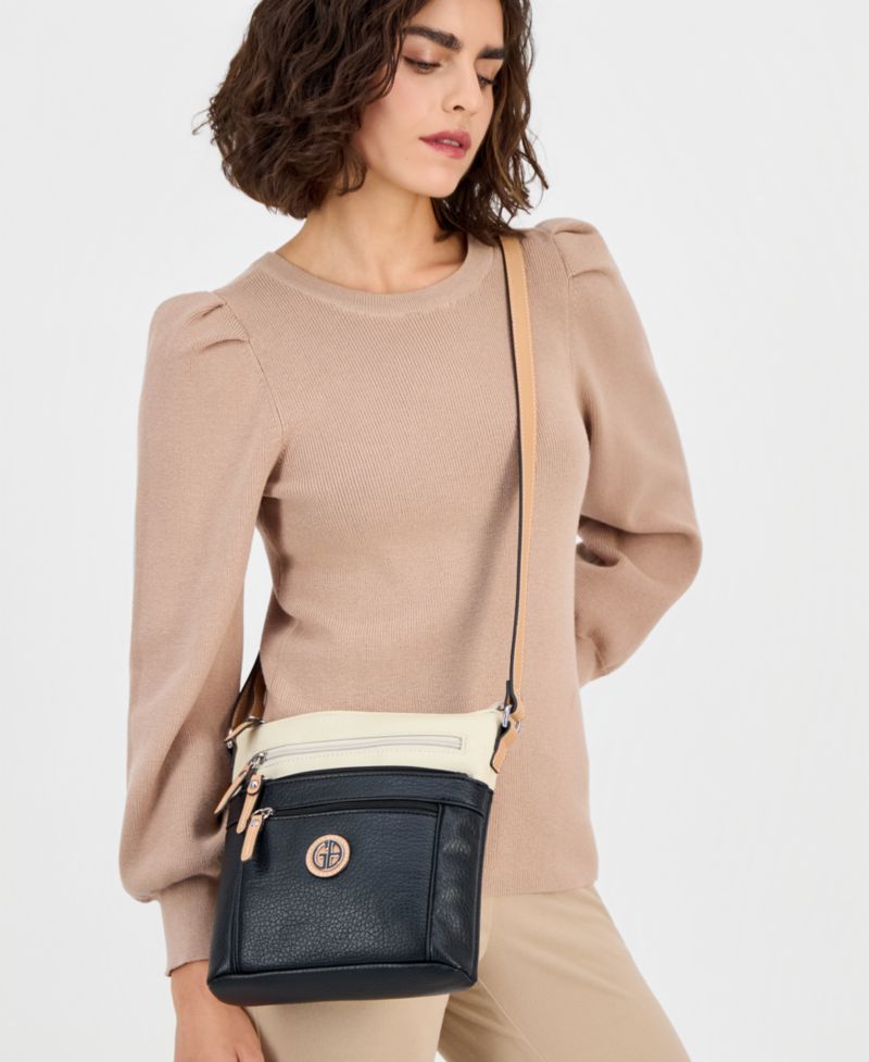 Colorblock Pebble Crossbody