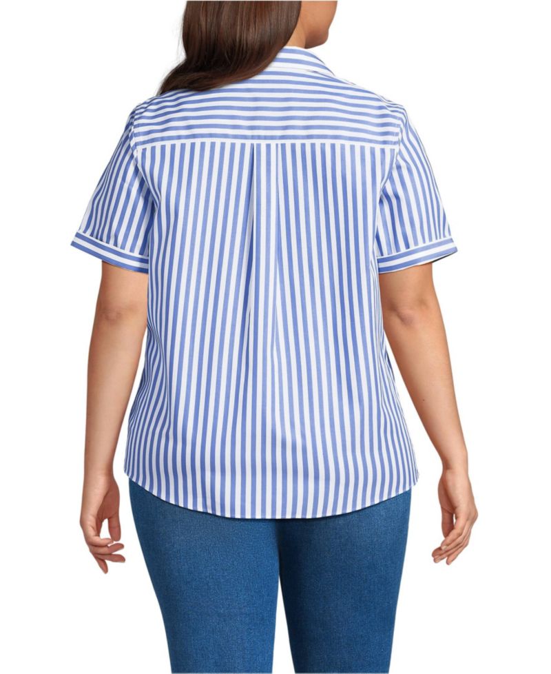 Plus Size Wrinkle Free No Iron Shirt
