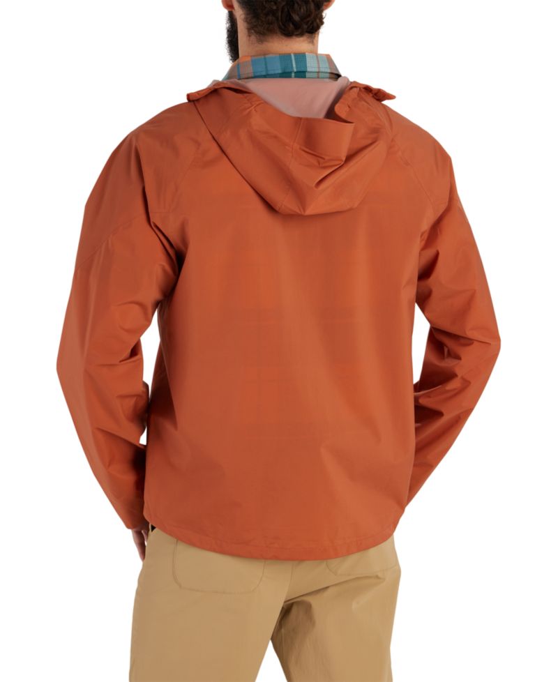 Men's Superalloy Hooded Packable Rain Jacket