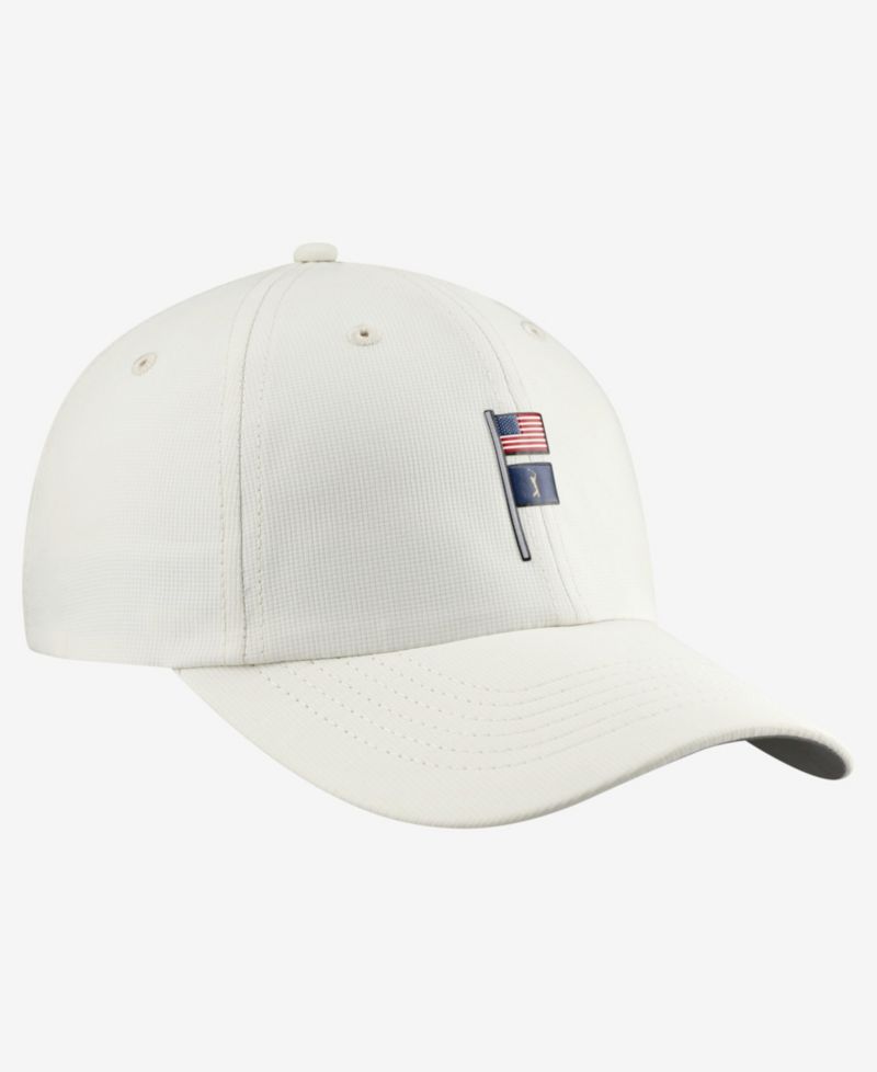 Men's Cream THE PLAYERS Original Performance Adjustable Hat