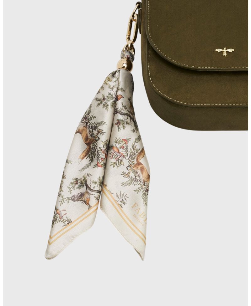 Beth Faux Suede Saddle Bag