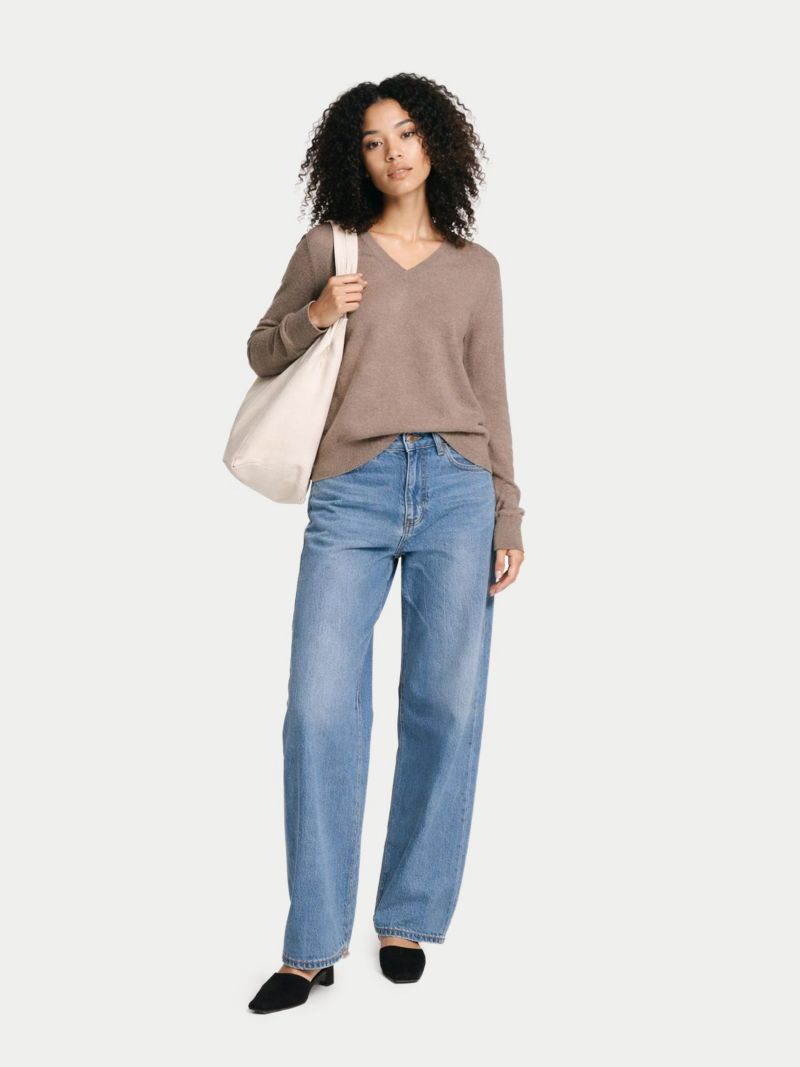 Women's Timeless Cashmere V-Neck Sweater
