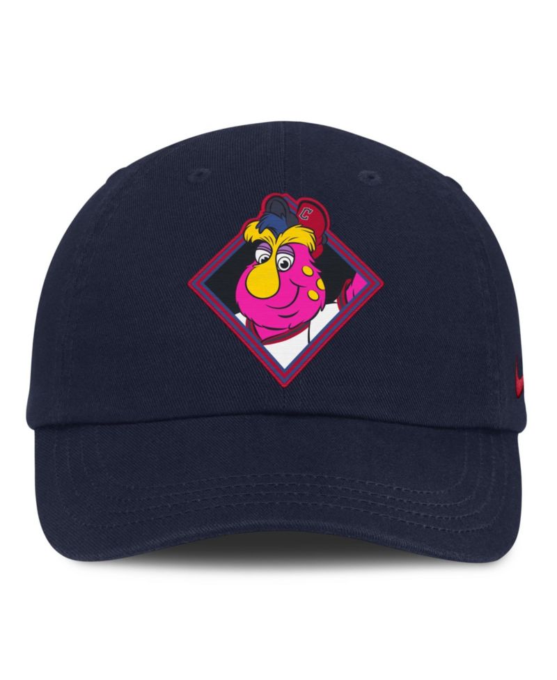 Baby Boys and Girls Navy Cleveland Guardians Mascot Club Flex Hat