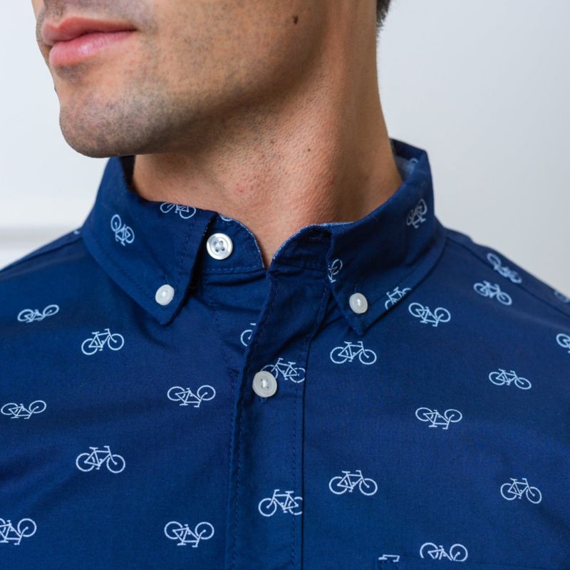 Men's Hope and Henry Organic Long Sleeve Stretch Poplin Button Down Shirt