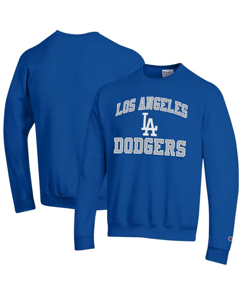 Men's Royal Los Angeles Dodgers Heart & Soul Powerblend Sweatshirt