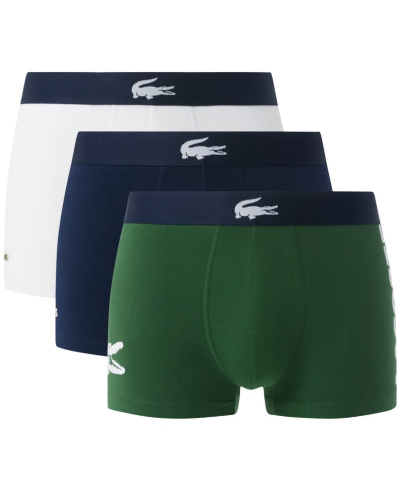 Men's Cotton Stretch Trunks, 3-Pack
