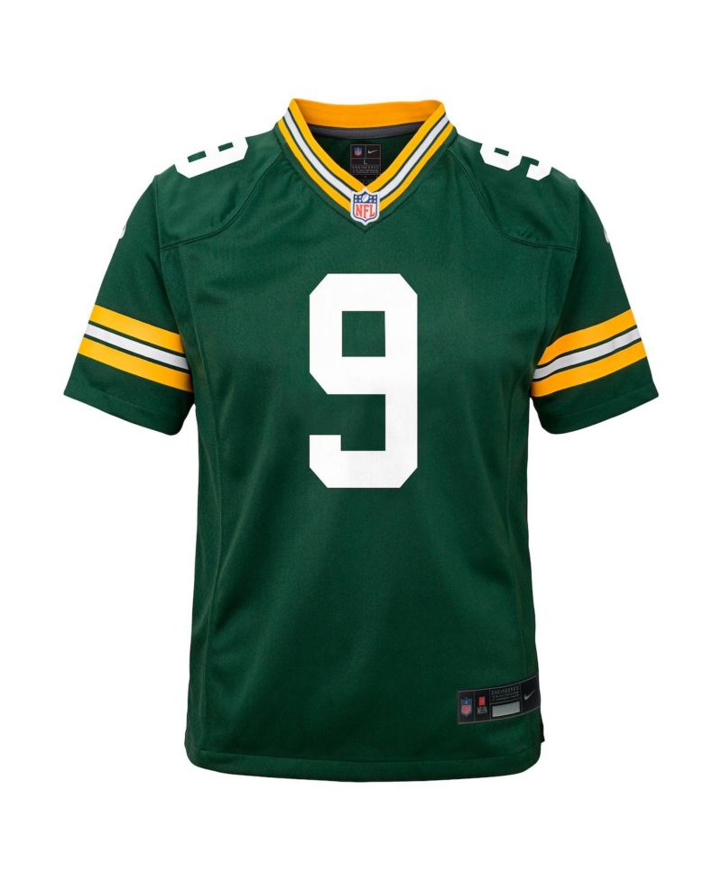 Big Boys and Girls Christian Watson Green Bay Packers Team Player Game Jersey