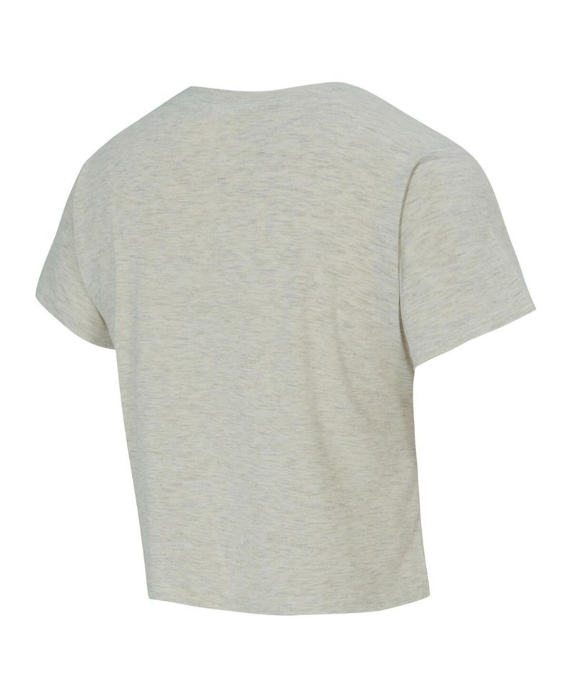 Women's Cream Detroit Tigers Birch Cropped T-Shirt