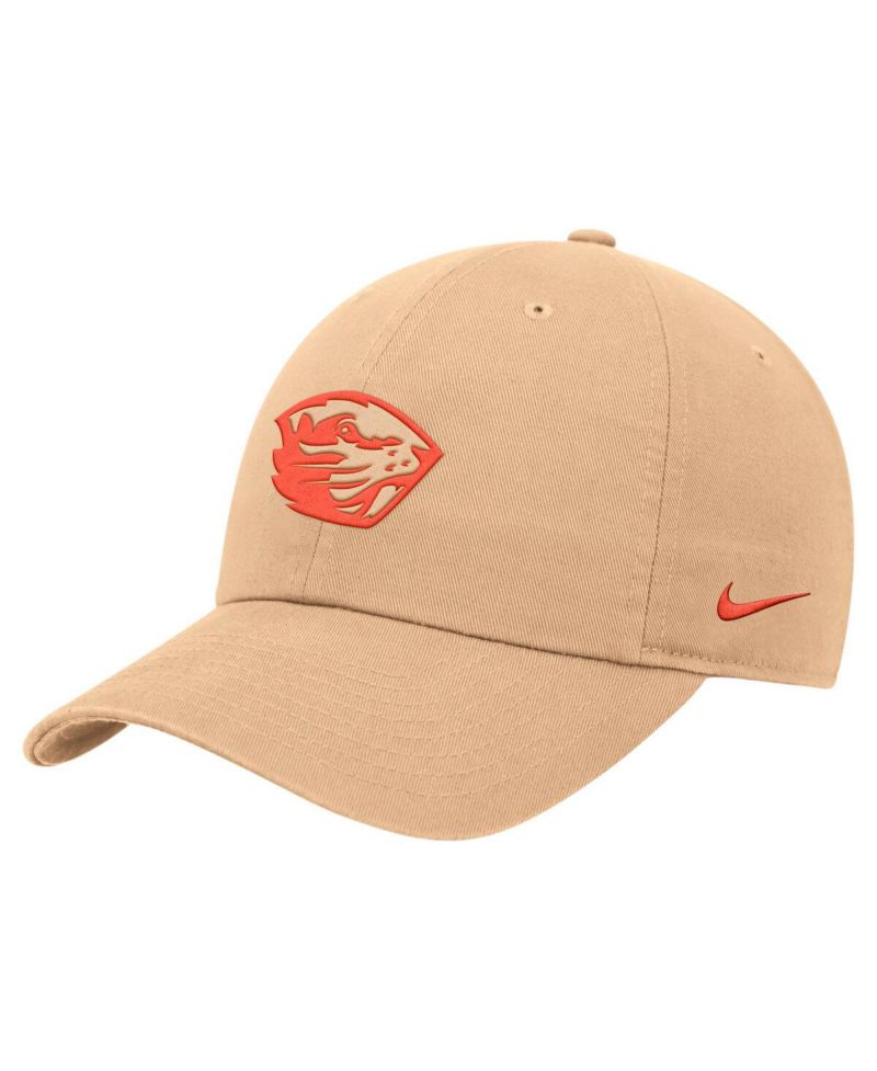Men's Light Orange Oregon State Beavers Club Adjustable Hat