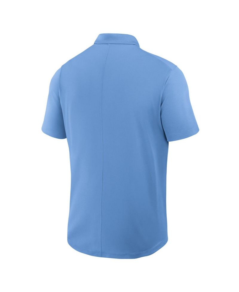 Men's Carolina Blue North Carolina Tar Heels Primetime Victory Legacy Vault Logo Performance Polo Shirt