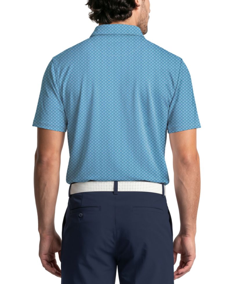 Men's Essential Geo Printed Polo Shirt