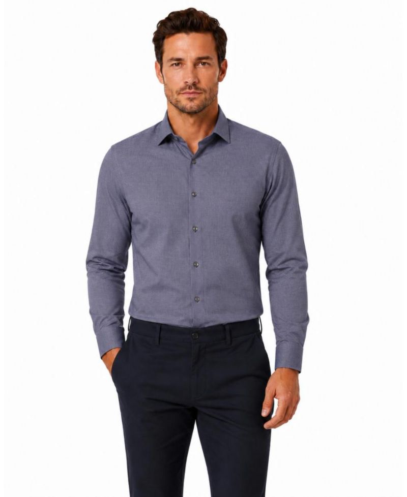 Men's Slim Fit Button-Down Shirt