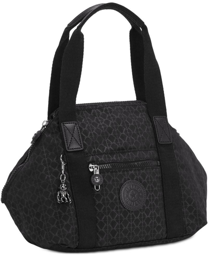 Art Mini Zippered Shoulder Bag