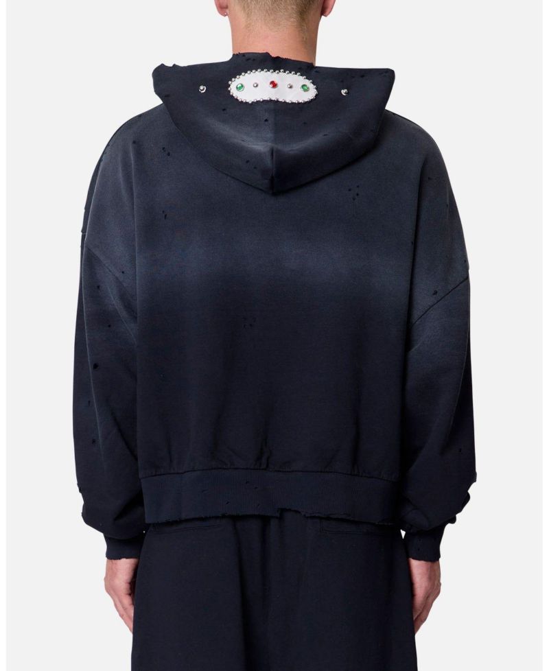 Men's Mojave Oversized Distressed Hoodie