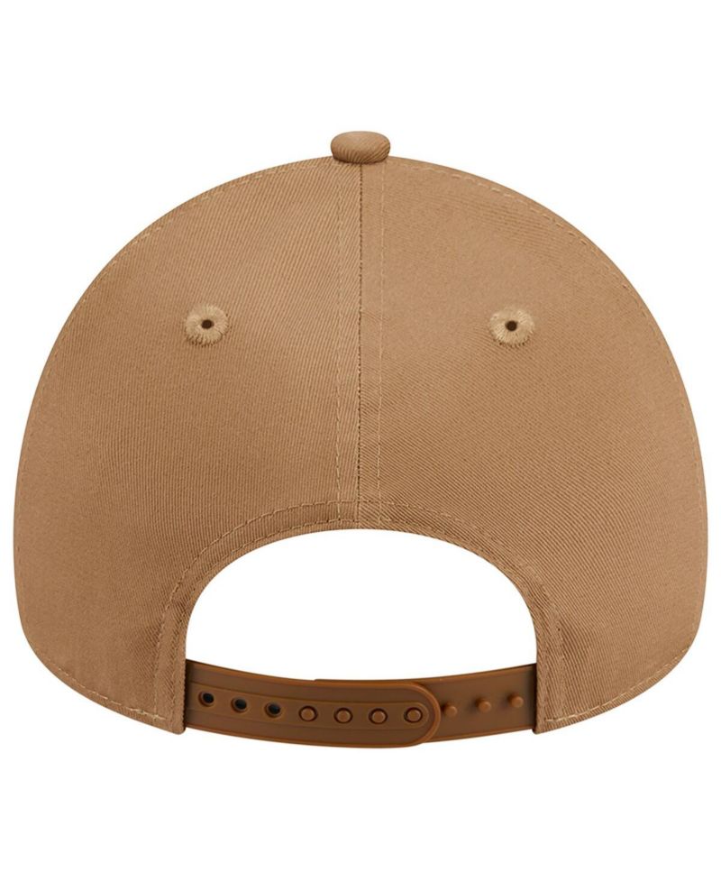 Men's Khaki Texas Rangers A-Frame 9FORTY Adjustable Hat
