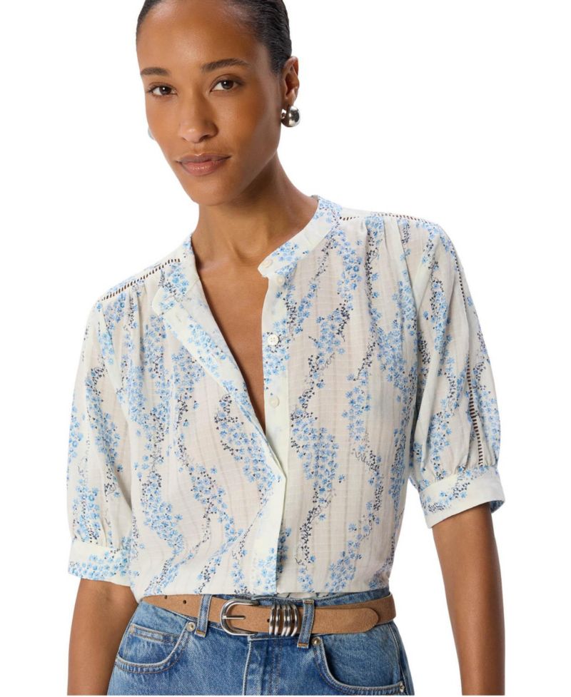 Women's Ditsy Stem Textured Shirt