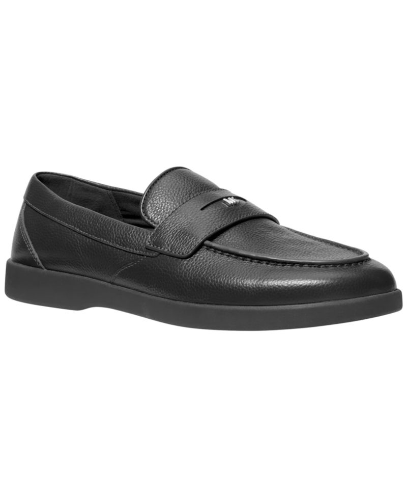 Men's Wesley Pebbled Leather Loafers