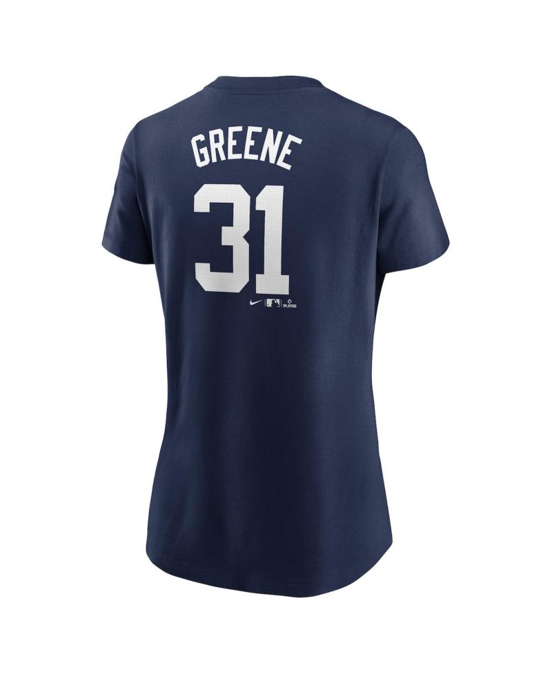 Women's Riley Greene Navy Detroit Tigers Fuse Name & Number T-Shirt