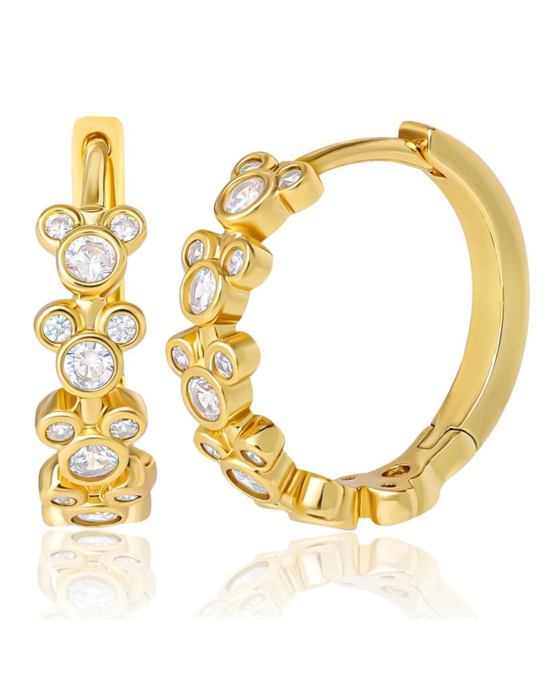 Mickey Mouse Endless Hoop Earrings